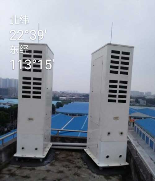 中国铁塔空调型玻璃钢美化天线罩案例